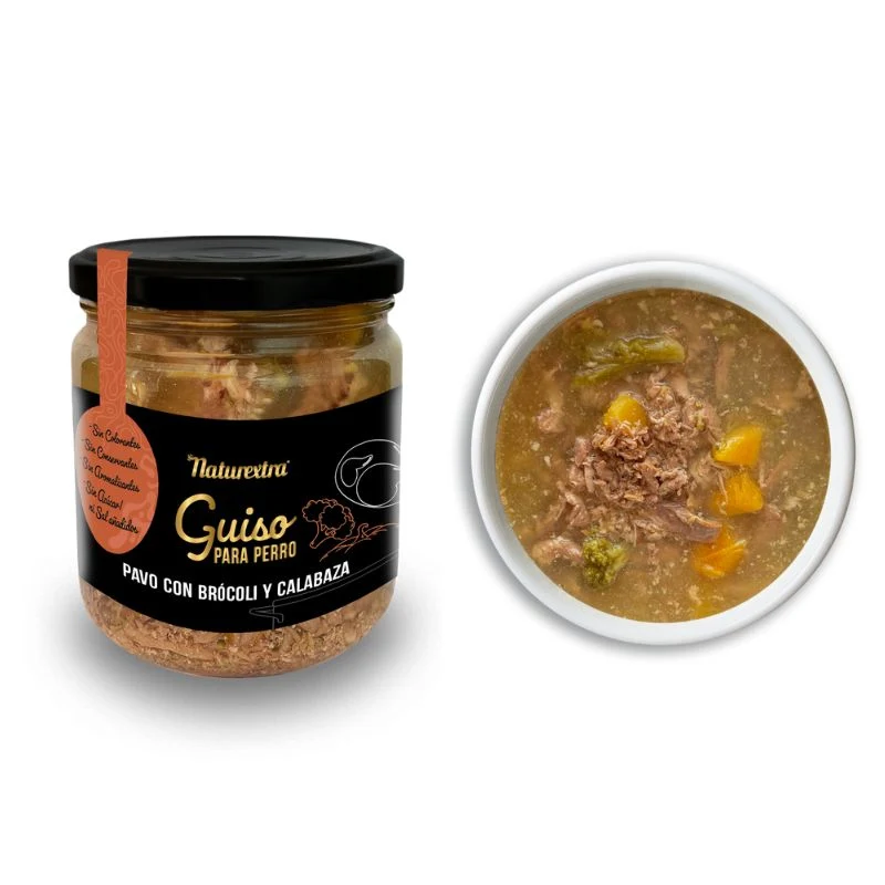 NATUREXTRA GUISO DE PAVO PARA PERROS 6 x 300 G