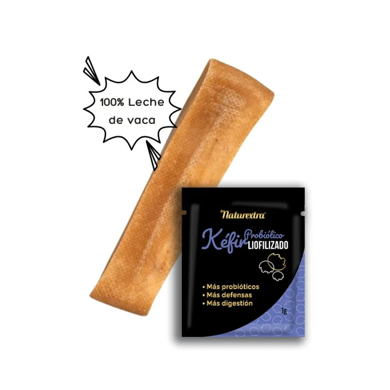 NATUREXTRA HUESO DE QUESO CON KEFIR LIOFILIZADO PERROS