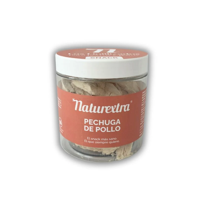 NATUREXTRA PECHUGAS DE POLLO LIOFILIZADAS PARA PERROS Y GATOS 60 G
