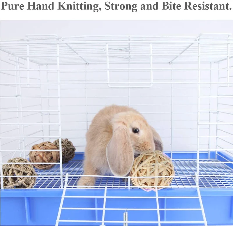 Pequeños Animales Actividad juguete, bolas, Natural Masticar bola divertido del animal doméstico