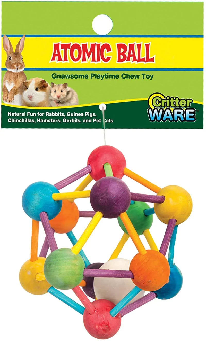 Juguete masticable de madera para animales pequeños – grande