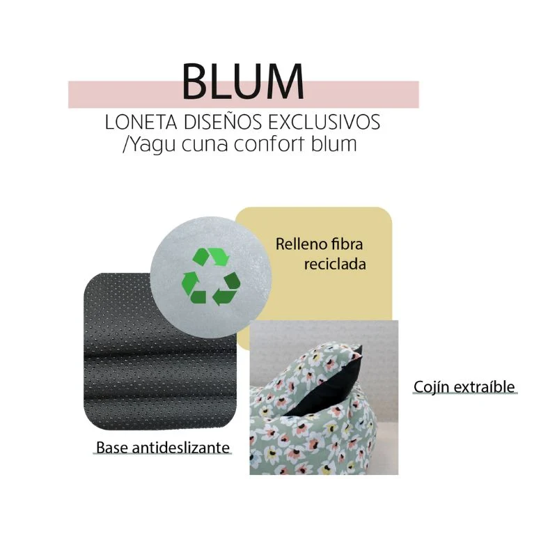 CAMA PARA PERROS Y GATOS CONFORT COSMO BLUM YAGU