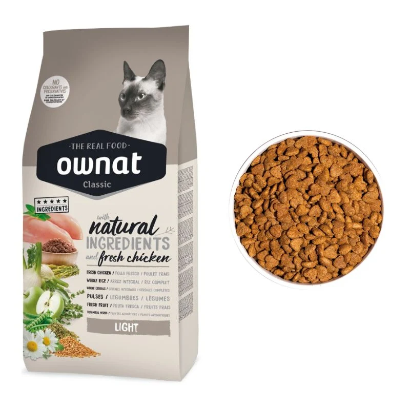 OWNAT CLASSIC LIGHT GATOS 4 KG