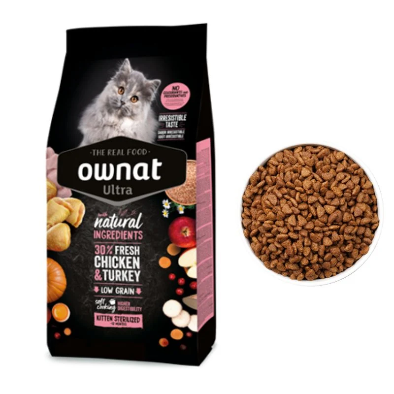 OWNAT ULTRA KITTEN STERILIZED GATOS 3 KG