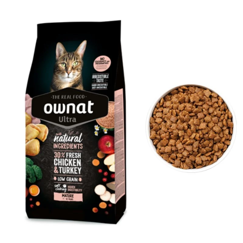 OWNAT ULTRA MATURE GATOS 8 KG