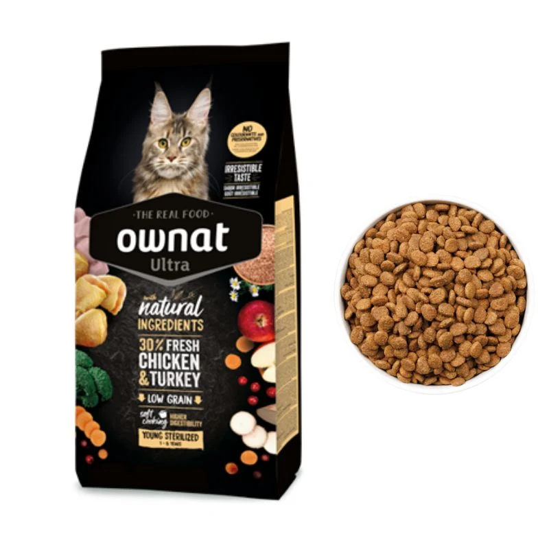 OWNAT ULTRA YOUNG STERILIZED GATOS 8 KG