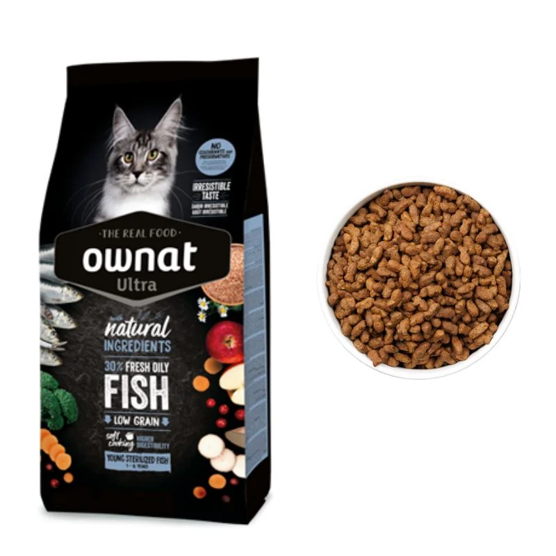 OWNAT ULTRA YOUNG STERILIZED FISH GATOS 3 KG