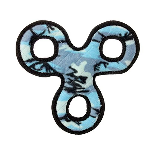 TUFFY - World's Tuffest Soft Dog Toy - Junior 3 Way Tug - Squeakers - Multiple Layers. Made Durable, Strong & Tough. Interactive Play (Tug,Toss & Fetch). Machine Washable & Floats