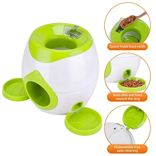 Juguetes interactivos para mascotas, para perros, rompecabezas, dispensador de alimentos, pelota de tenis, máquina de lanzamiento, juguete de recompensa para gatos, FDA