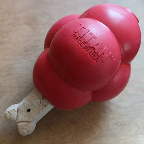 Titan Busy Bounce, Juguete para perro resistente y duradero con rebote impredecible | Fabricado en Estados Unidos