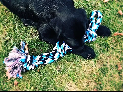 Mary & Kate Pets XL Juguetes de cuerda para perros para masticadores agresivos y cachorros grandes, resistentes, resistentes, resistentes, ideales para jugar interactivamente, Tug of War casi indestructibles