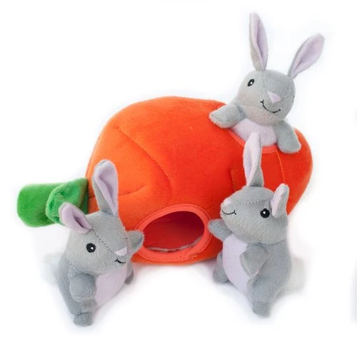 ZippyPaws Burrow Squeaky Bunnies Plush, Recambio