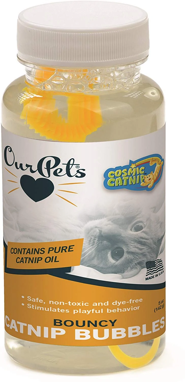 Our Pets Catnip Bouncy Bubbles Juguete para gato, 5 onzas