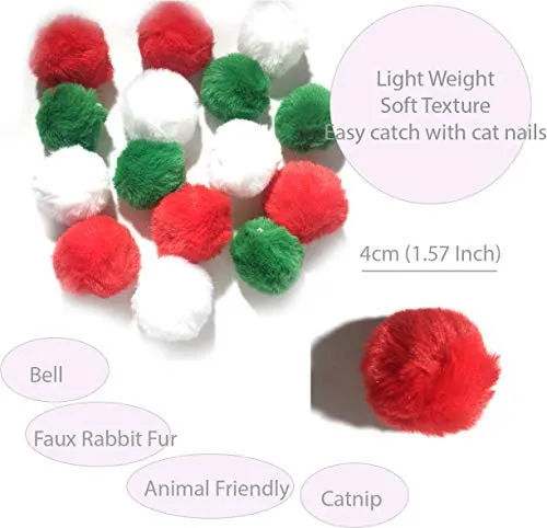 Ballmie - Pelota de peluche con sonajero para gatos, regalo de Pascua