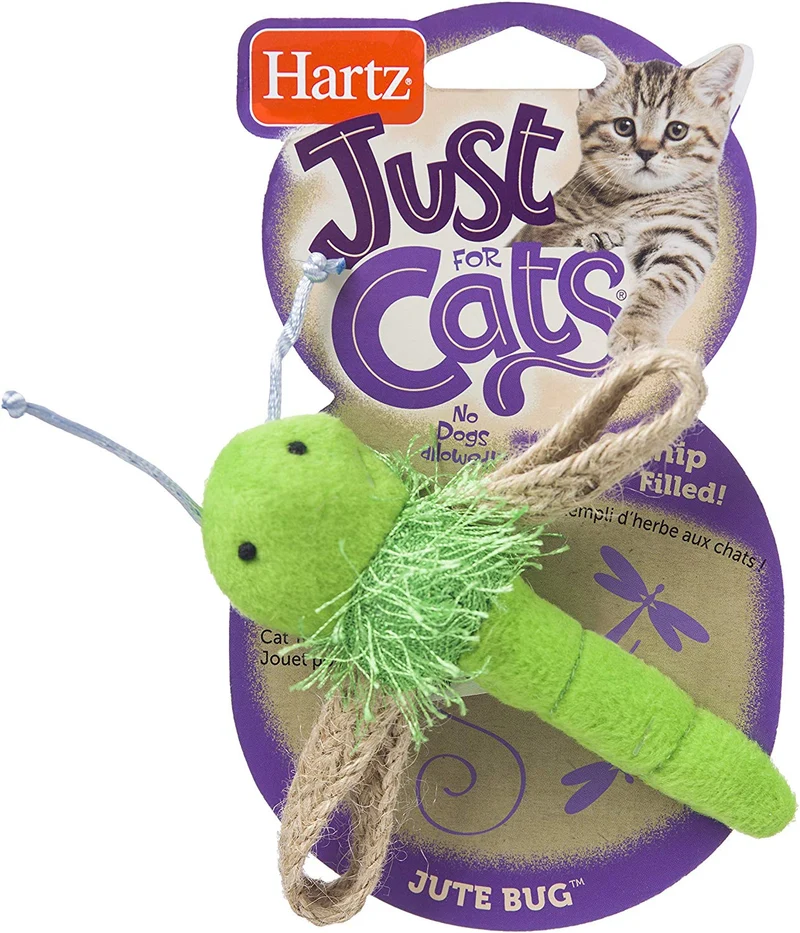 ley-hartz sólo para gatos del Yute Bug Catnip Cat Toy (colores/estilos varían)