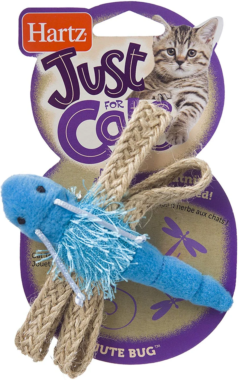 ley-hartz sólo para gatos del Yute Bug Catnip Cat Toy (colores/estilos varían)