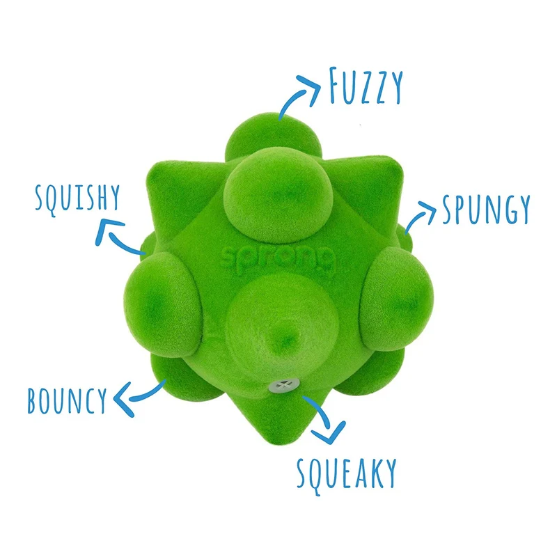 Pet Craft Supply Bouncy, Squishy, Floaty Dog Toy Ball con Super Squeaker