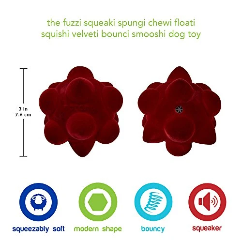 Pet Craft Supply Bouncy, Squishy, Floaty Dog Toy Ball con Super Squeaker