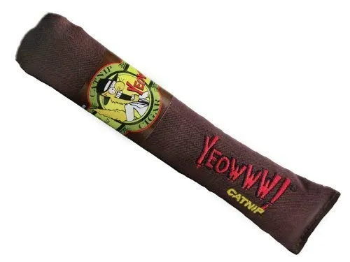 Yeowww! Organic Catnip Toy Variety Pack ? Cigar & Banana & Rainbow ? Made in USA
