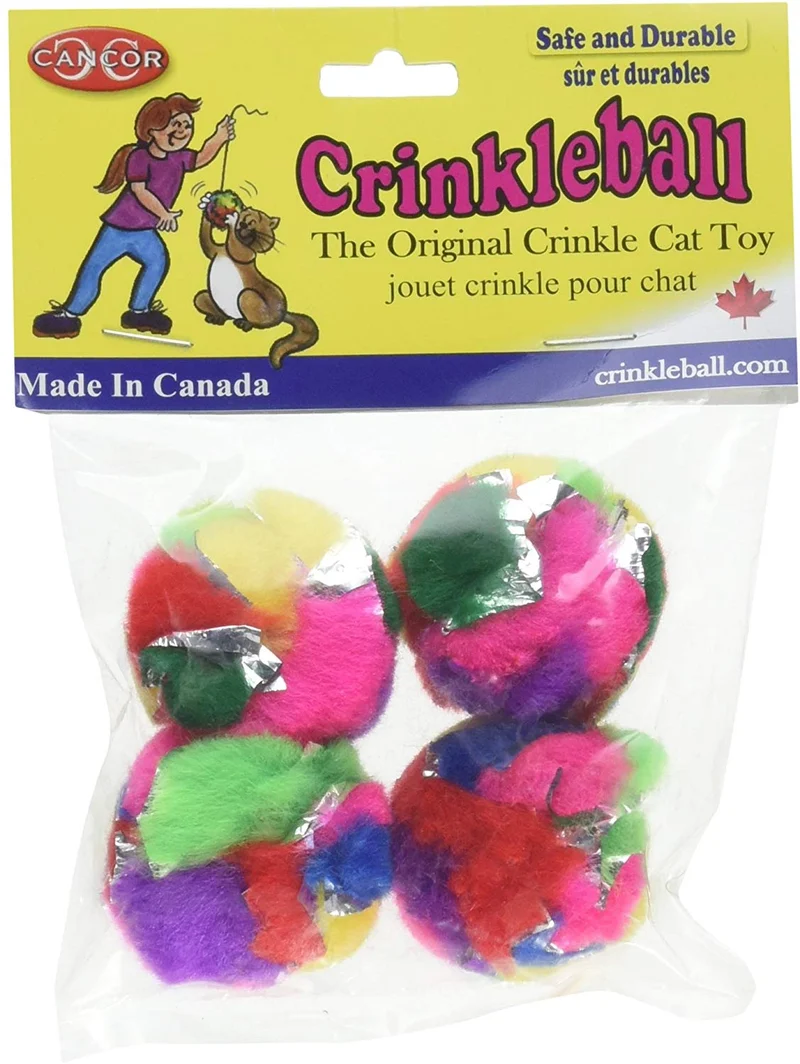 cancor Innovaciones Mini pliegue Ball Cat Toy