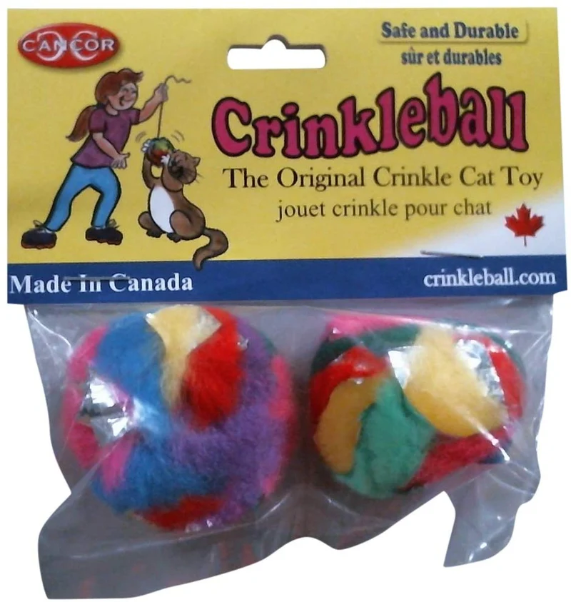 cancor Innovaciones Mini pliegue Ball Cat Toy