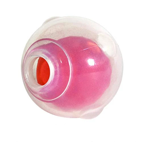 Chase 'n Chomp Amazing Squaeker Ball para mascotas, 1.5 pulgadas