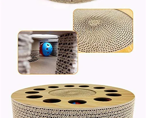 LECWAY Puzzles para Gatos Rompecabezas Juguete de Gato Interactivo Juguete de Gato Juguete de Tratamiento para Gato Pelota Juguete de Juguete Interactivo Rascador de Gato Pelota Rascador de Gato 13"