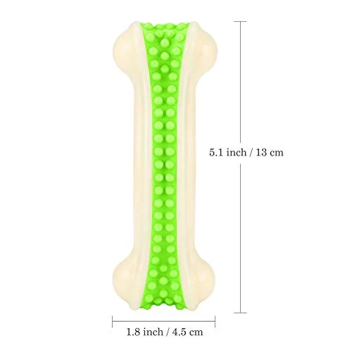 Petony Dog Chew Toys, Durable Dog Toys for Aggressive Chewers, Teeth Cleaning, Safe Bite Resistant Toothbrush Stick for Puppies & Middle Dogs