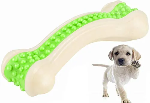 Petony Dog Chew Toys, Durable Dog Toys for Aggressive Chewers, Teeth Cleaning, Safe Bite Resistant Toothbrush Stick for Puppies & Middle Dogs