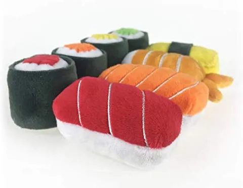 munchiecat Sushi juguetes para gatos y gatitos, gato orgánico, regalo único para amantes de los gatos, hecho con materiales no tóxicos, seguros, aptos para mascotas