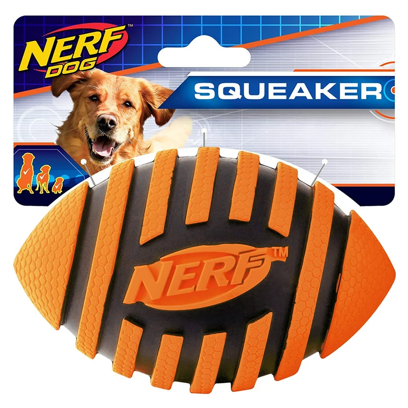 Nerf - Balón de fútbol en espiral para perro