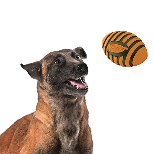 Nerf - Balón de fútbol en espiral para perro