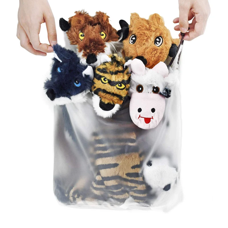 YeePee - Juguete para perro con diseño de perro de peluche, 5 unidades, para perros grandes y perros medianos