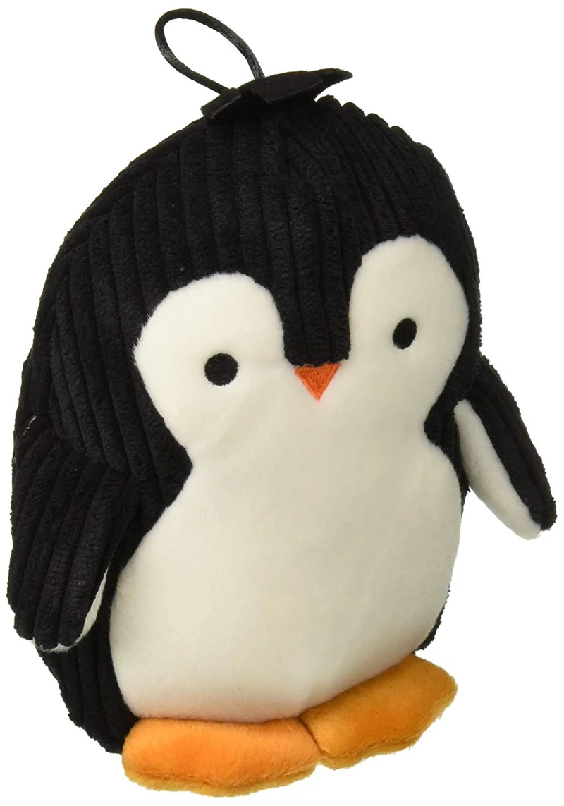 TrustyPup - Peluche de pingüino con chirriador silencioso