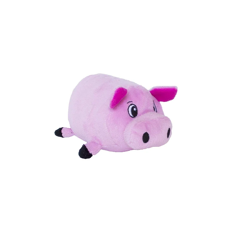 Juguete de peluche Fattiez redondo de Outward Hound, Chanchito, S