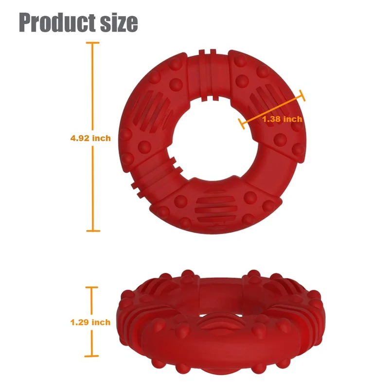 Juguetes para masticar perros GUCHO duraderos para masticadores agresivos. Garantía de reemplazo de por vida. Juguetes para perros indestructibles de nailon resistente para perros medianos y grandes, juguetes de entrenamiento perfecto para dentición.