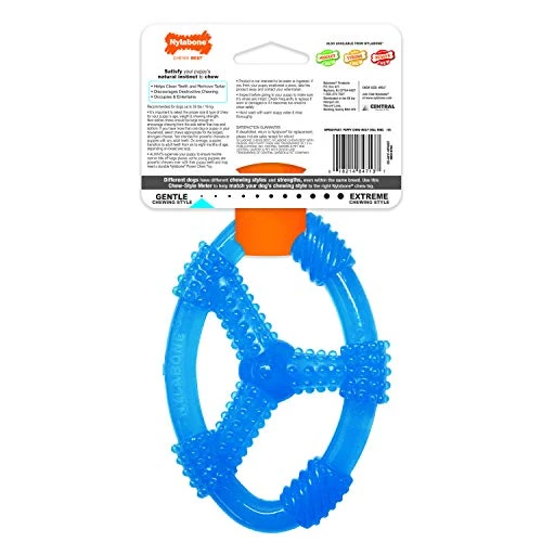 Nylabone Puppy Chew Toy | Hueso de dentición para cachorros | Juguete para masticadores suaves
