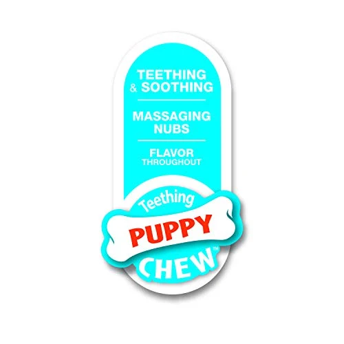 Nylabone Puppy Chew Toy | Hueso de dentición para cachorros | Juguete para masticadores suaves