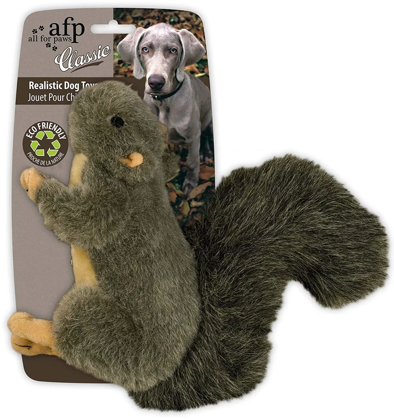 All for Paws Classic ardilla juguetes para mascotas, S