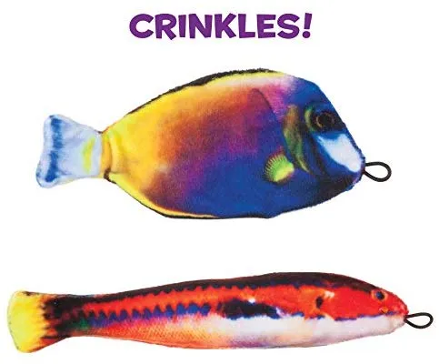JACKSON GALAXY 32443 Crinkle Flies-Butterfly for Cats (2 Pack)