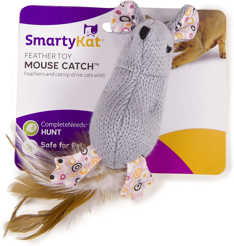 SmartyKat - Juguete para gatos con pluma