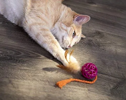 SmartyKat - Juguete para gatos con pluma