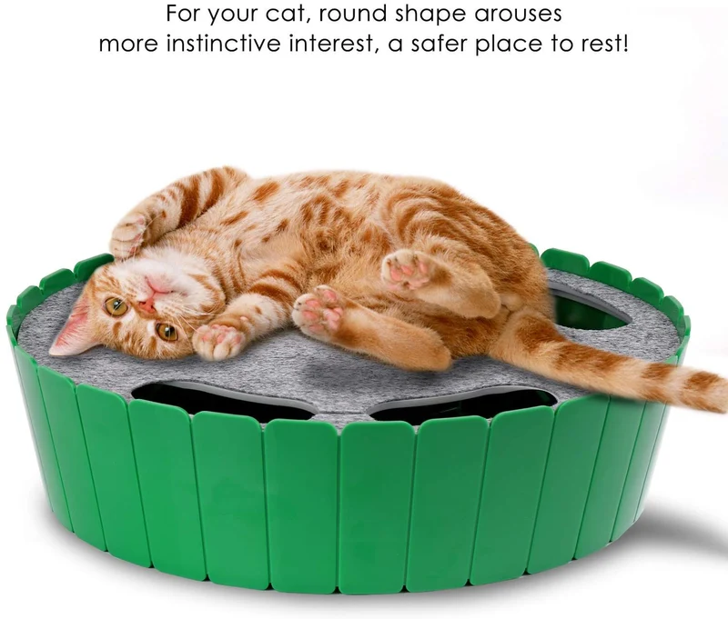 Pawaboo Ratón electrónico de juguete para gato, juguete bromista interactivo superior para gato o mascotas, ratón electrónico para jugar escondite, juguete de caza para gatito, para ejercitar mascotas, Verde