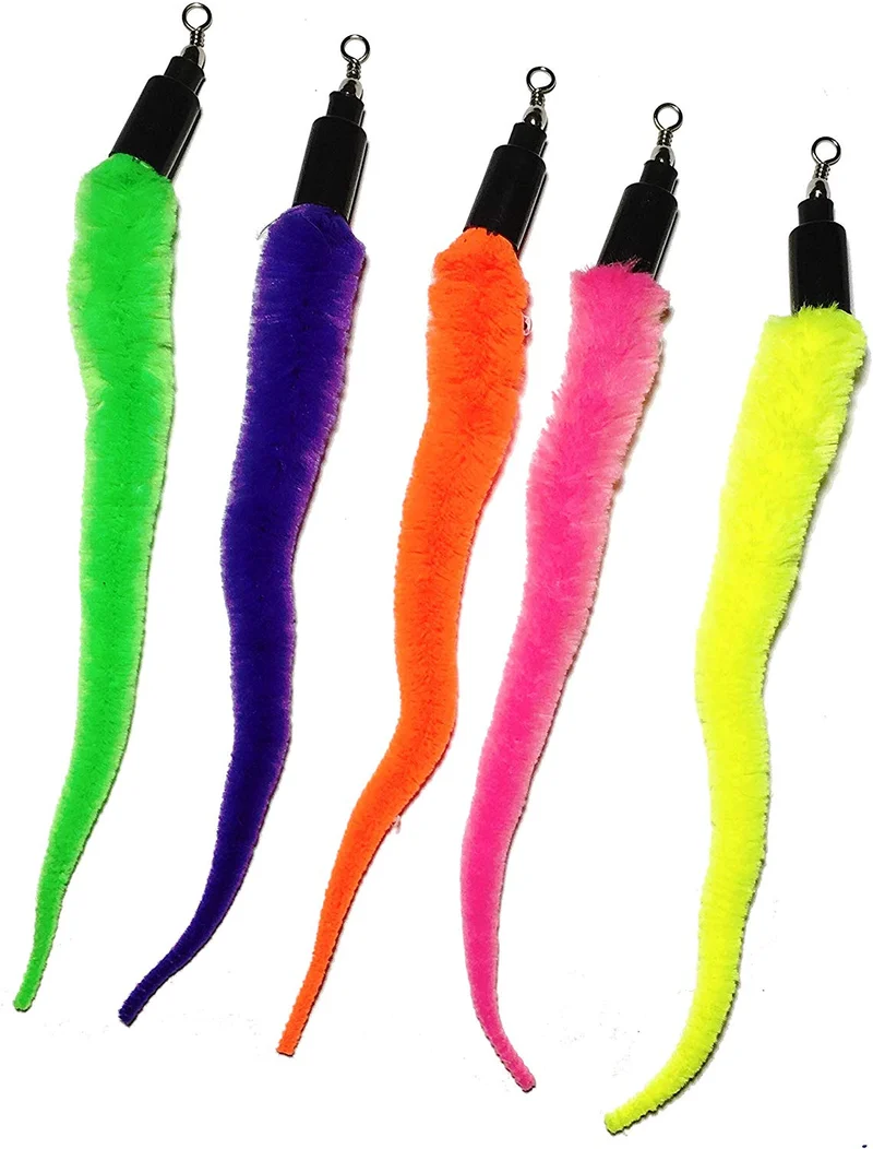 Pet Fit para la vida 5 pieza Pack de gusanos de repuesto para interactivo gato y kitten Toy wands