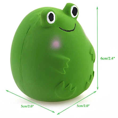 Chiwava - Juego de juguetes de látex para cachorros de 2,4 pulgadas, divertidos animales, juego interactivo para perros pequeños, colores surtidos