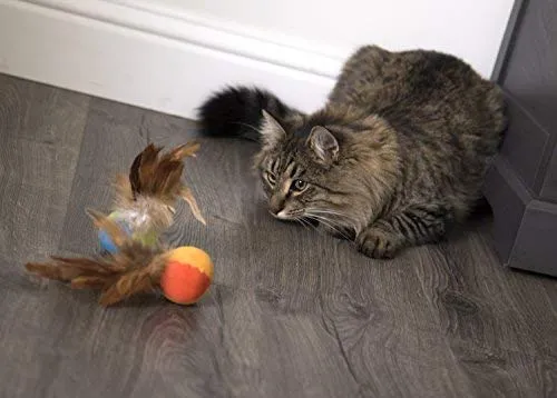 SmartyKat - Juguetes para gatos con plumas