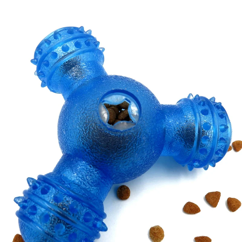 Wisedom Dog Treat Ball IQ Interactive Food Dispensing Puzzle Toys for Dogs Chasing Chewing Playing