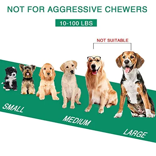Wisedom Dog Treat Ball IQ Interactive Food Dispensing Puzzle Toys for Dogs Chasing Chewing Playing