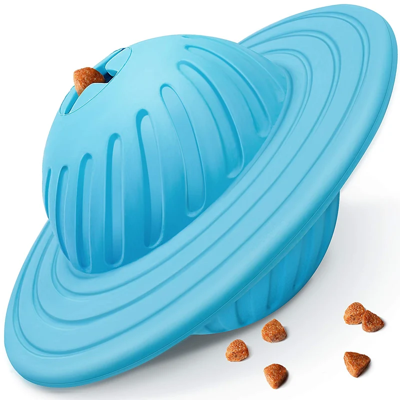 Wisedom Dog Treat Ball IQ Juguete interactivo para dispensar comida para perros medianos y grandes