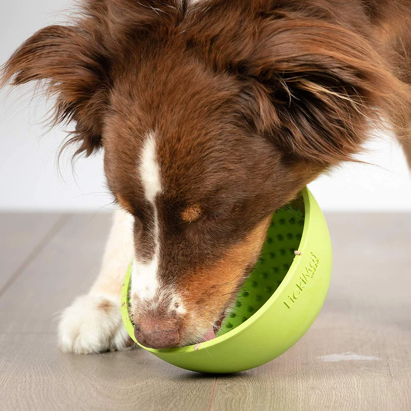 Hyper Pet Lickimat Wobble – Alimentador lento, alivio de ansiedad, buster de aburrimiento (cuenco para perro y gato, perfecto para comida para perros, golosinas para perros, yogur, o mantequilla de maní)